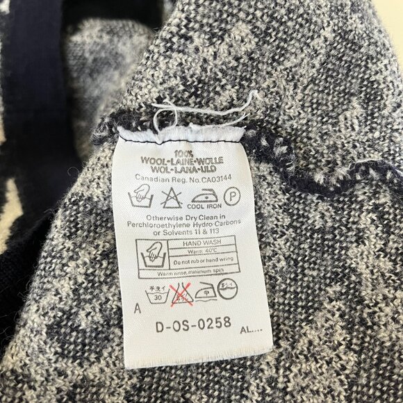 Vintage JAEGER Mod 80's Animal Print Wool Cardigan Sweater sz: Small - Picture 4 of 4